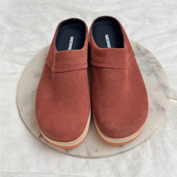 Merrell Shoes - Merrell Juno Suede Clogs Size 10 In Merlot Casual Classic Comfort
